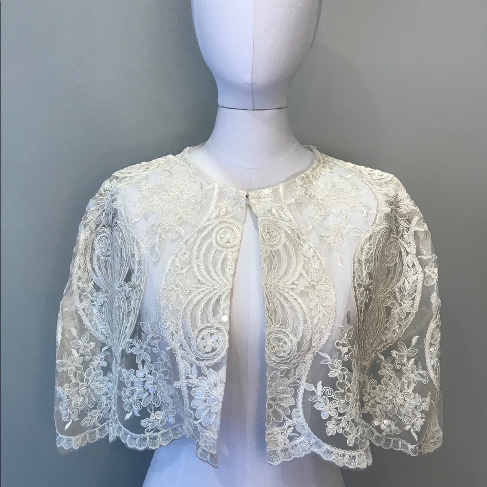 Vintage Style Wedding Sequin Shawls